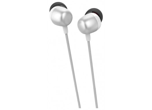 Наушники внутриканальные HOCO M31, Delighted sound, микрофон, кнопка ответа, кабель 1.2м, цвет: серый (1/16/160)